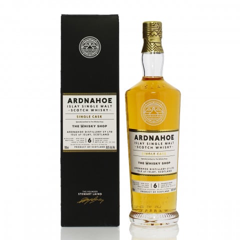 ARDNAHOE 2019 6 YEAR OLD SINGLE CASK 1550 FOR THE WHISKY SHOP