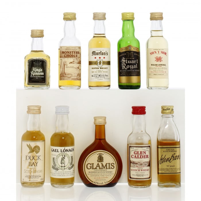 Assorted Scotch Whisky Miniatures x10