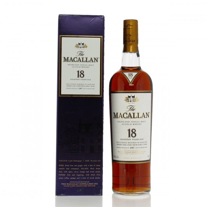 Macallan 1997 18 Year Old