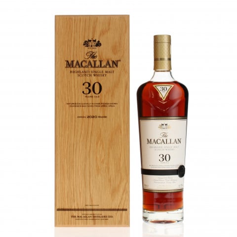 MACALLAN 30 YEAR OLD SHERRY OAK 1990s BLUE LABEL