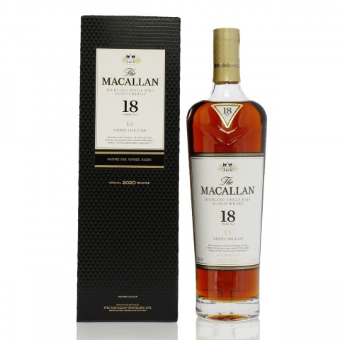 MACALLAN 18 YEAR OLD SHERRY OAK 2020 RELEASE 75CL