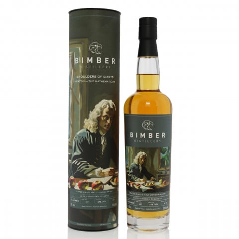 BIMBER SINGLE CASK 467 SHOULDERS OF GIANTS NEWTON THE MATHEMATICIAN