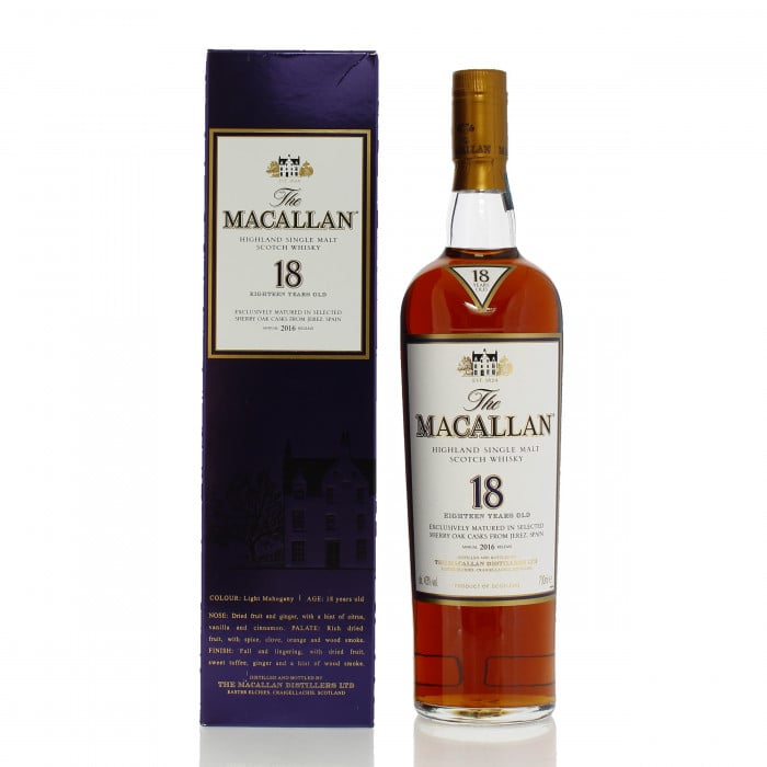 Macallan 18 Year Old 2016 Release