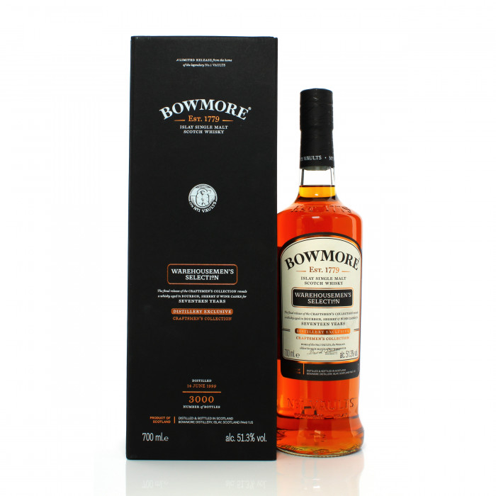 Bowmore 1999 17 Year Old Craftmen's Collection - Warehousemen's Selection