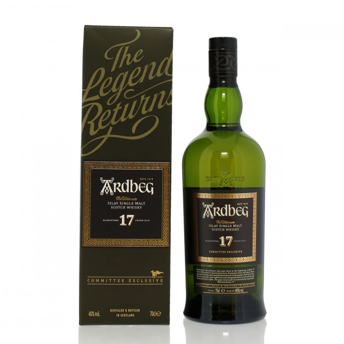 Ardbeg 17 Year Old The Legend Returns Committee Release