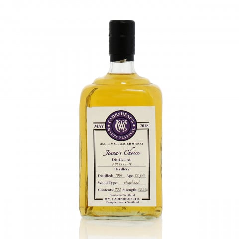 Aberfeldy 1996 22 Year Old Cadenhead's Jenna's Choice - Campbeltown Malts Festival 2018
