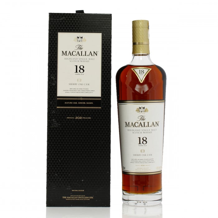 Macallan 18 Year Old Sherry Oak 2021 Release