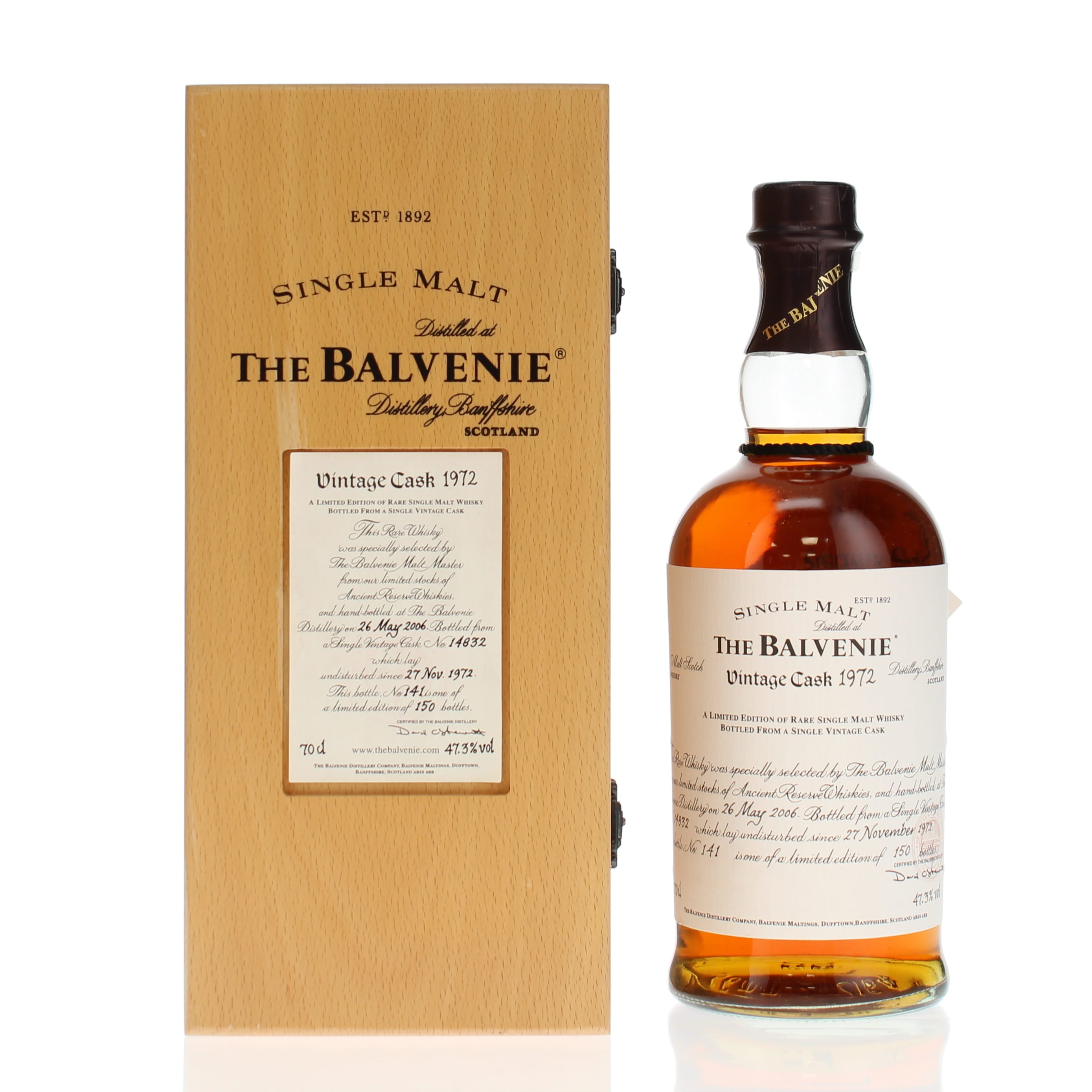 Balvenie 1972 33 Year Old Single Cask #14832