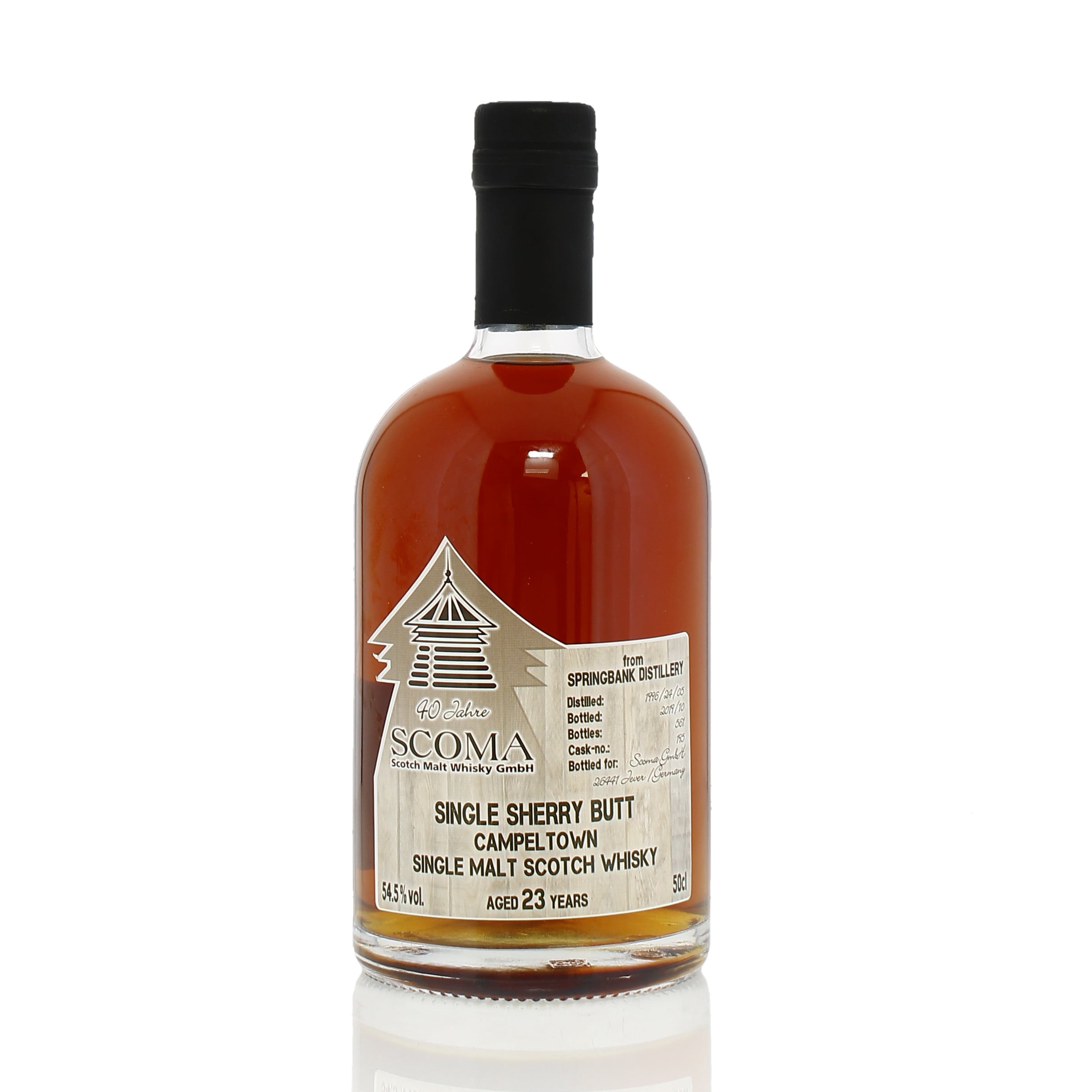 Springbank 1996 23 Year Old Single Cask #195 - Germany
