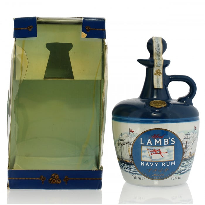 Alfred Lamb's Navy Rum Decanter 1980s