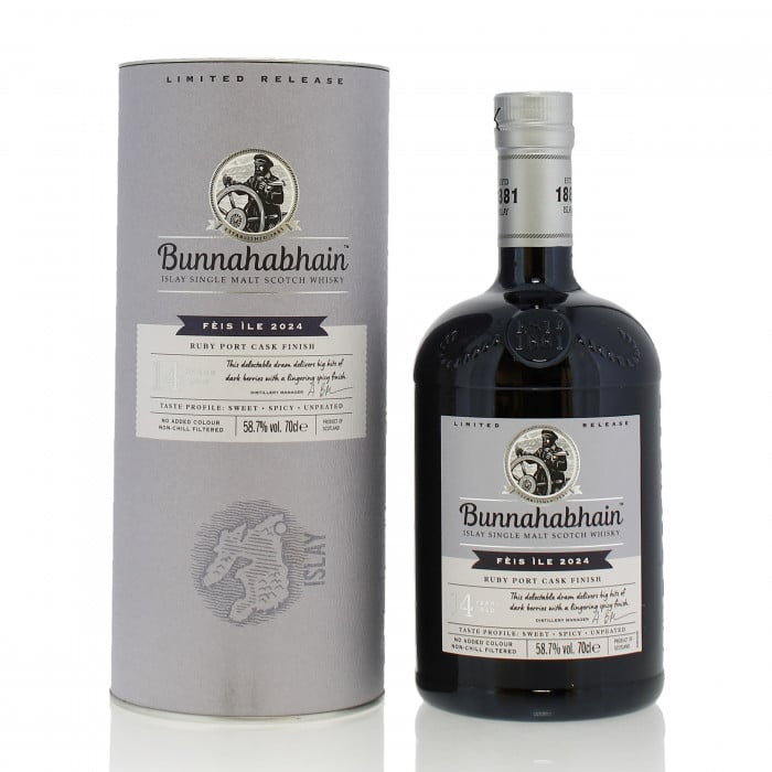 Bunnahabhain 2009 14 Year Old Single Cask Ruby Port Cask Finish - Feis Ile 2024