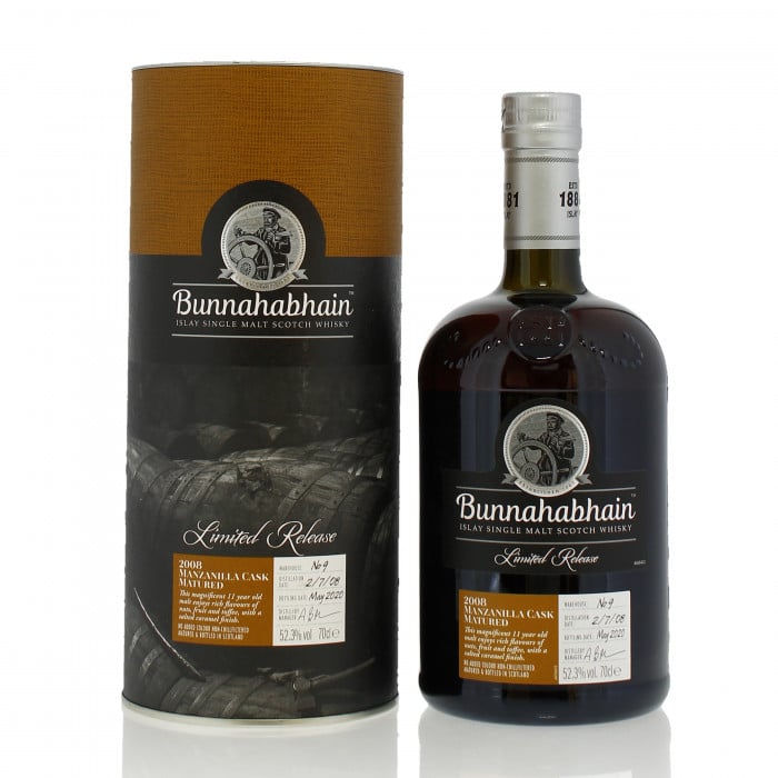 Bunnahabhain 2008 11 Year Old Manzanilla Cask