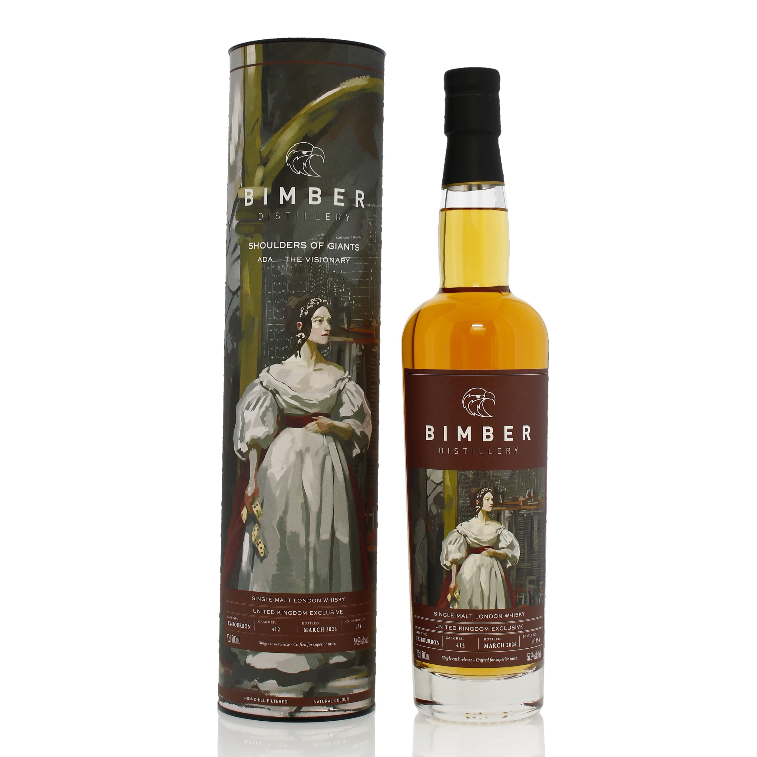 Bimber Single Cask #412 Shoulders Of Giants Ada The Visionary Uk