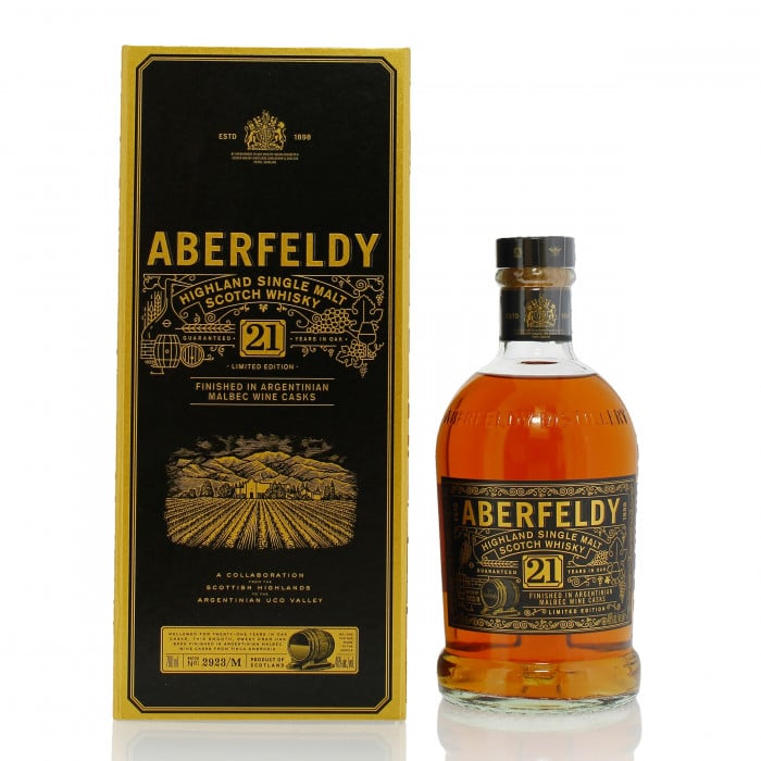 Aberfeldy 2001 21 Year Old Argentinian Malbec Finish