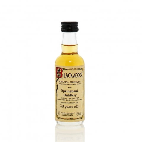 Springbank 1967 30 Year Old Single Cask #1561 Blackadder Miniature