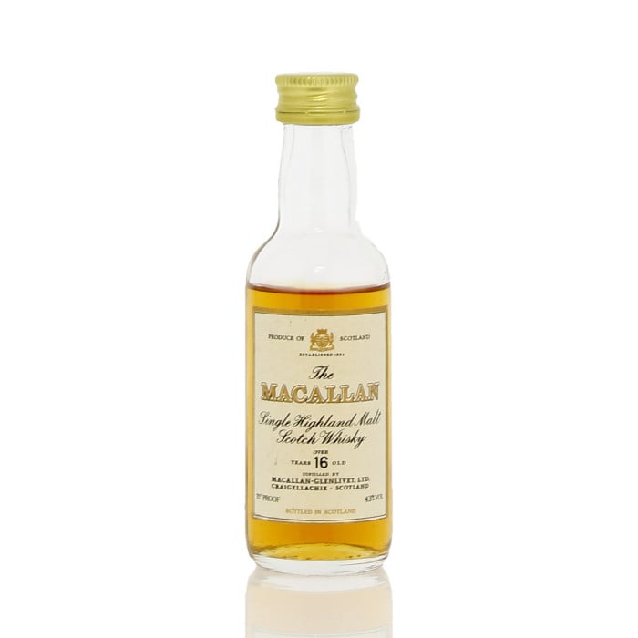 Macallan 16 Year Old Miniature