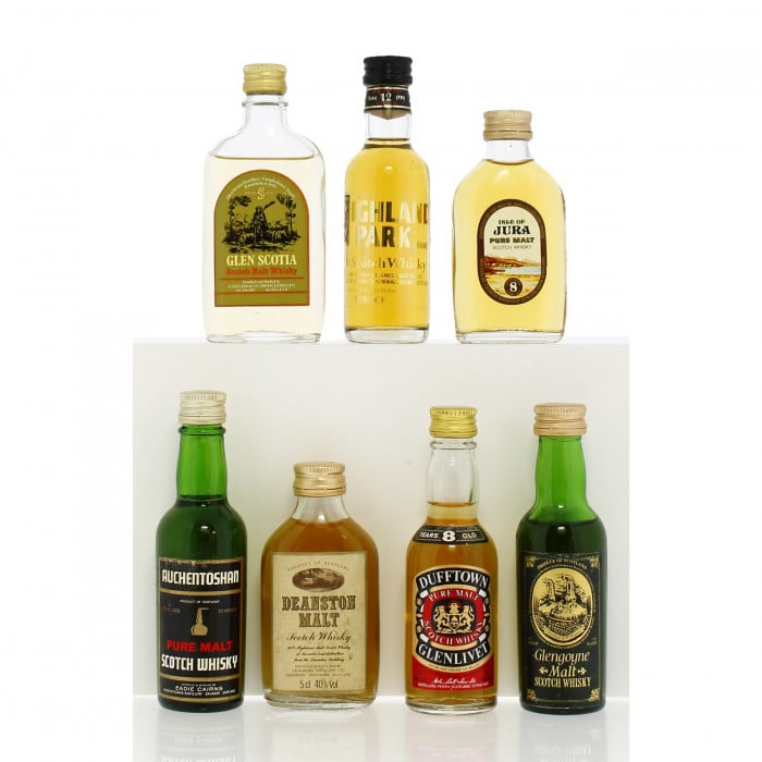Assorted Single Malt Miniatures x7