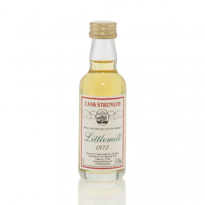 Littlemill 1975 18 Year Old Single Cask #2144 Master of Malt Miniature