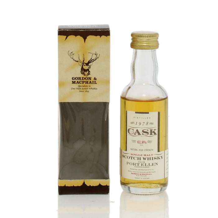 Port Ellen 1978 14 Year Old Gordon & MacPhail Cask Strength Miniature