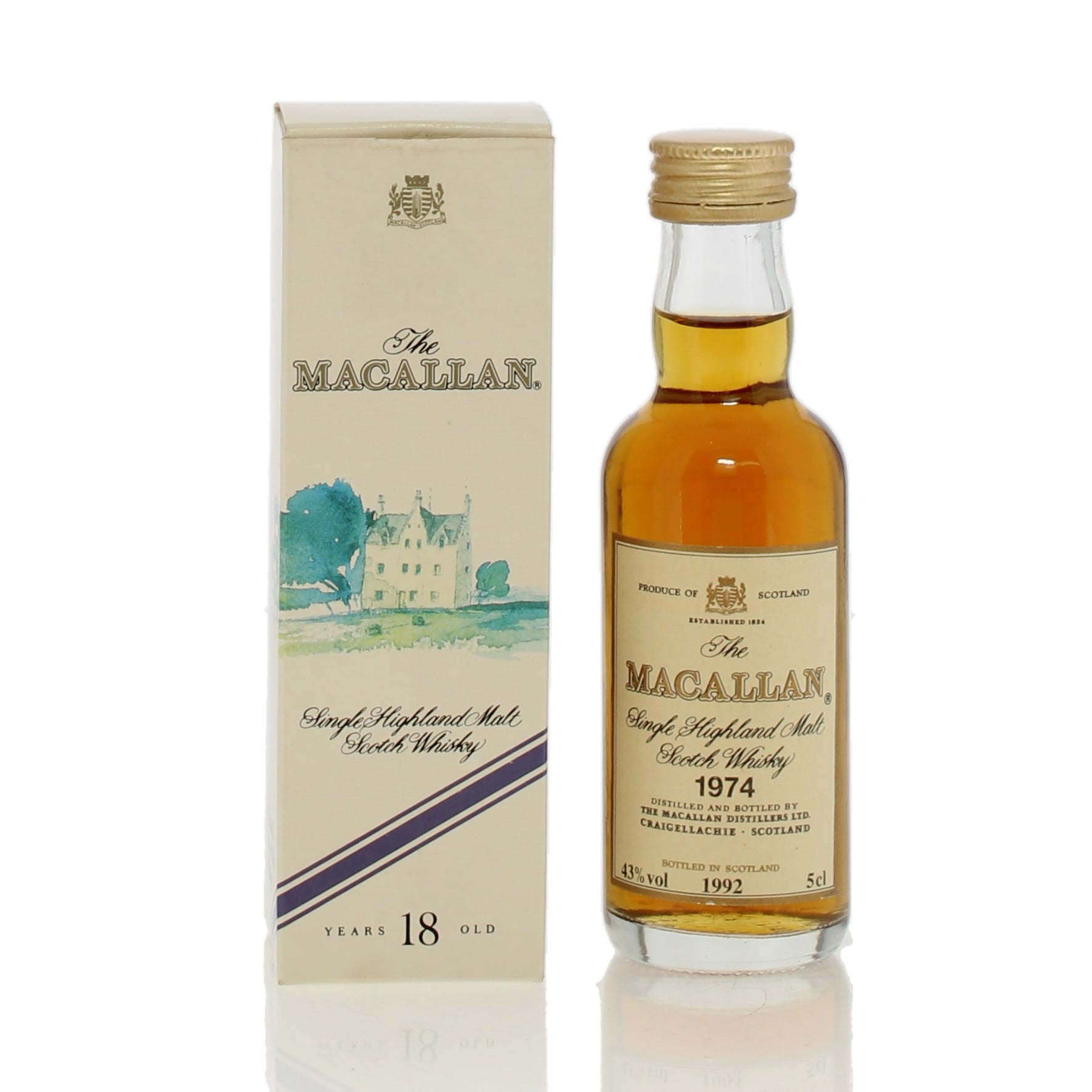 Macallan 1974 18 Miniature