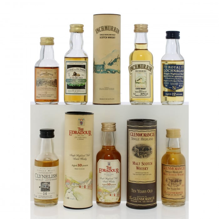 Assorted Highland Single Malt Miniatures x7