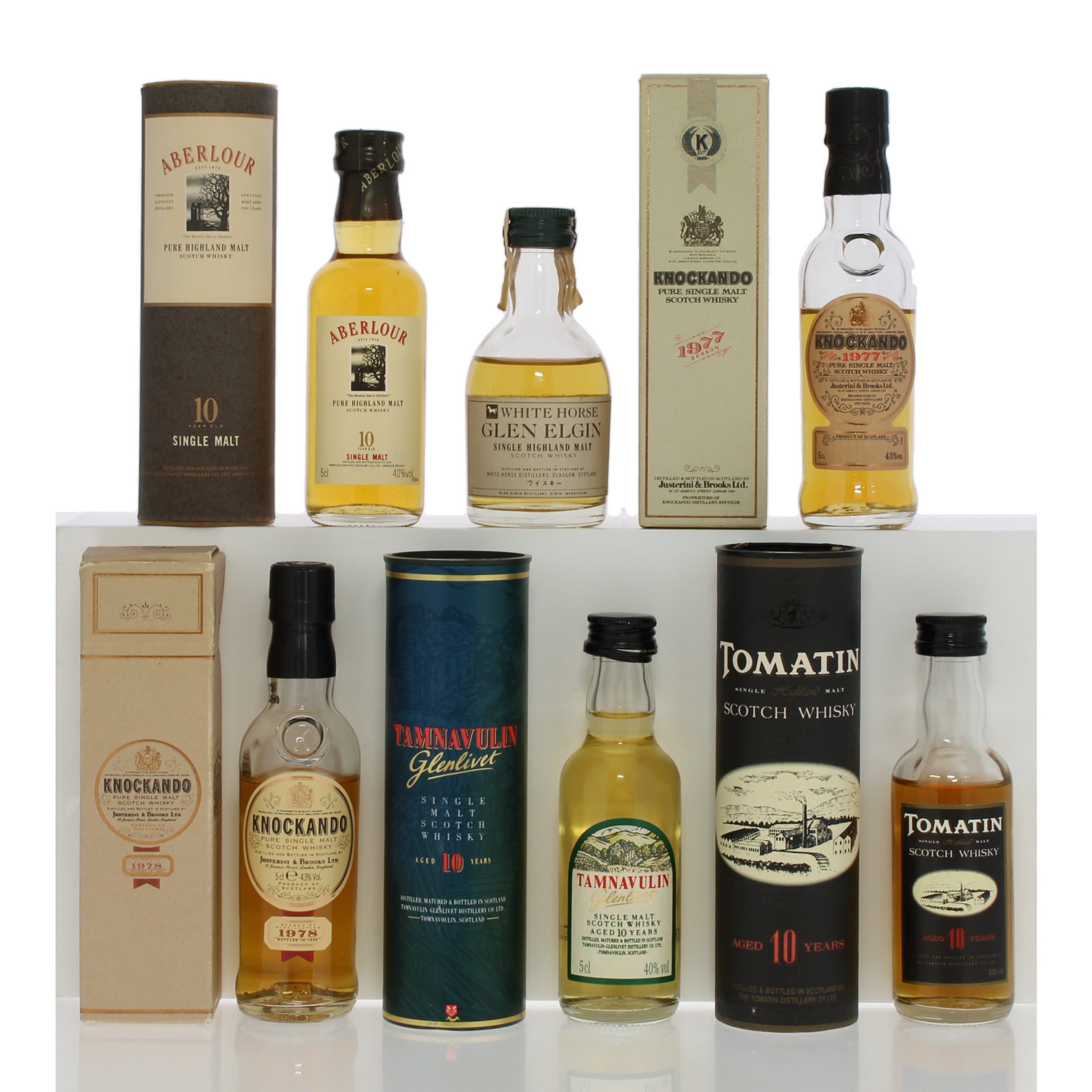Assorted Single Malt Miniatures x6