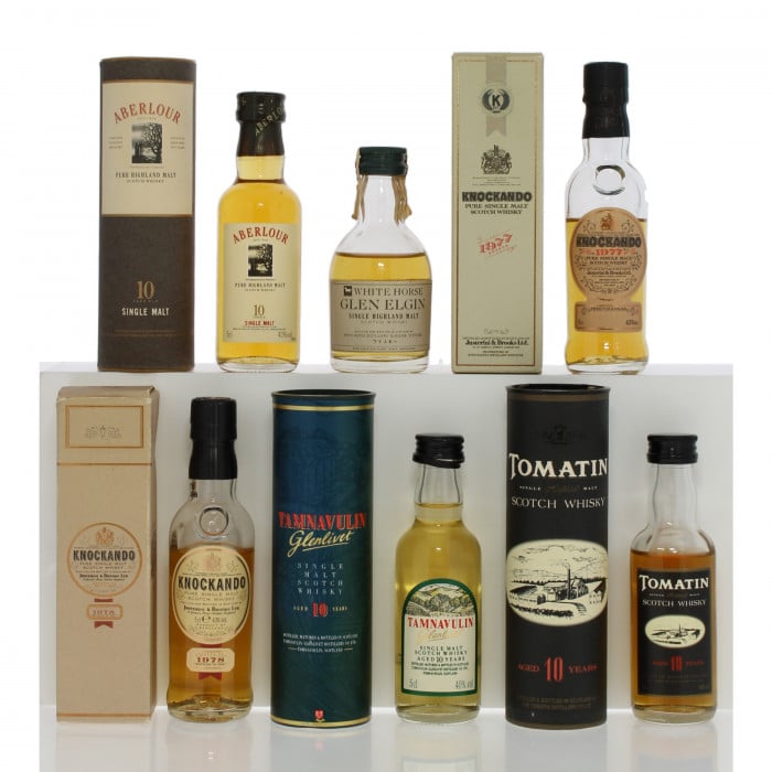 Assorted Single Malt Miniatures x6