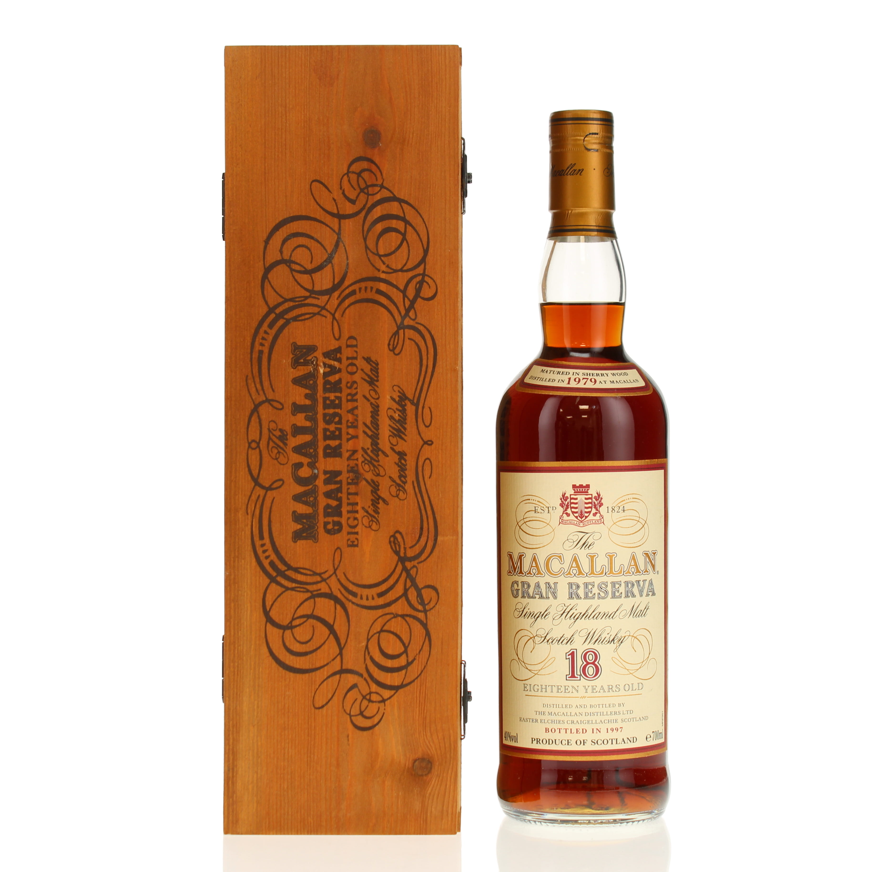 Macallan 1979 18 Year Old Gran Reserva