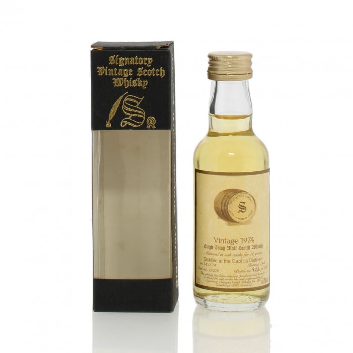 Caol Ila 1974 19 Year Old Single Cask #12459 Signatory Vintage Miniature