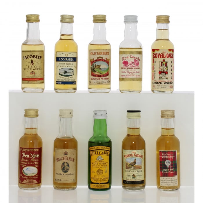 Assorted Scotch Whisky Miniatures x10