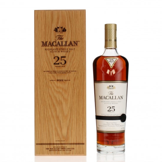 Macallan 25 Year Old Sherry Oak 2022 Release
