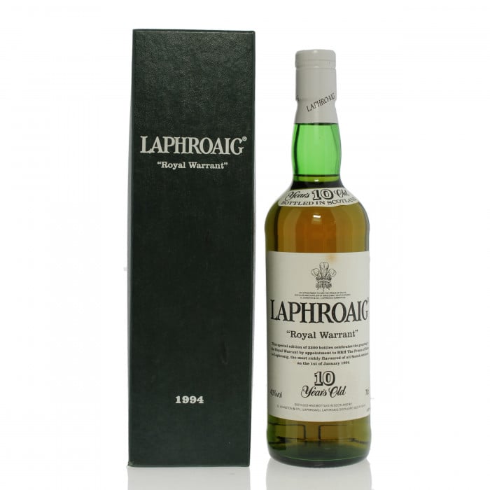 Laphroaig 10 Year Old Royal Warrant