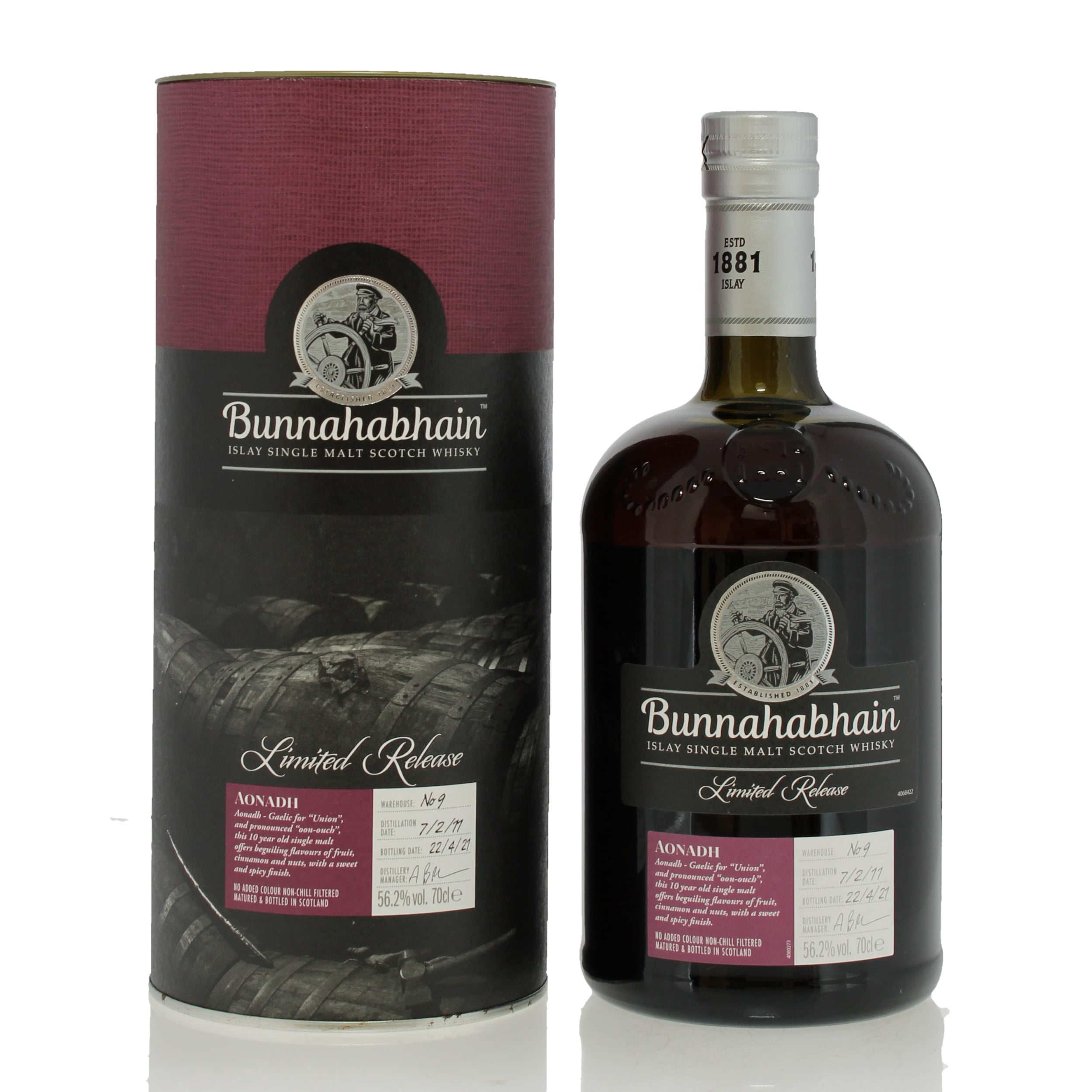 Bunnahabhain 2011 10 Year Old Aonadh