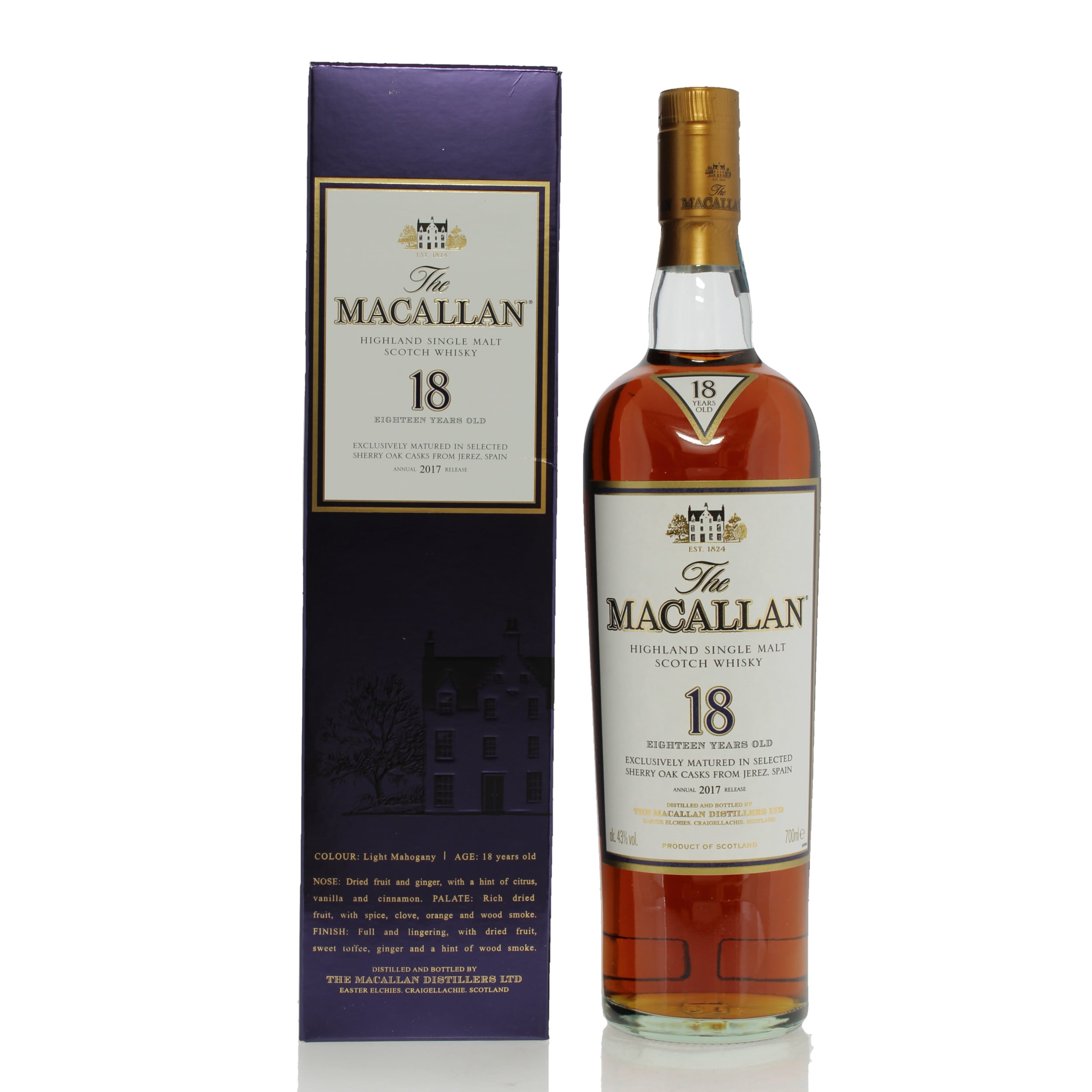 Macallan 18 Year Old 2017 Release 