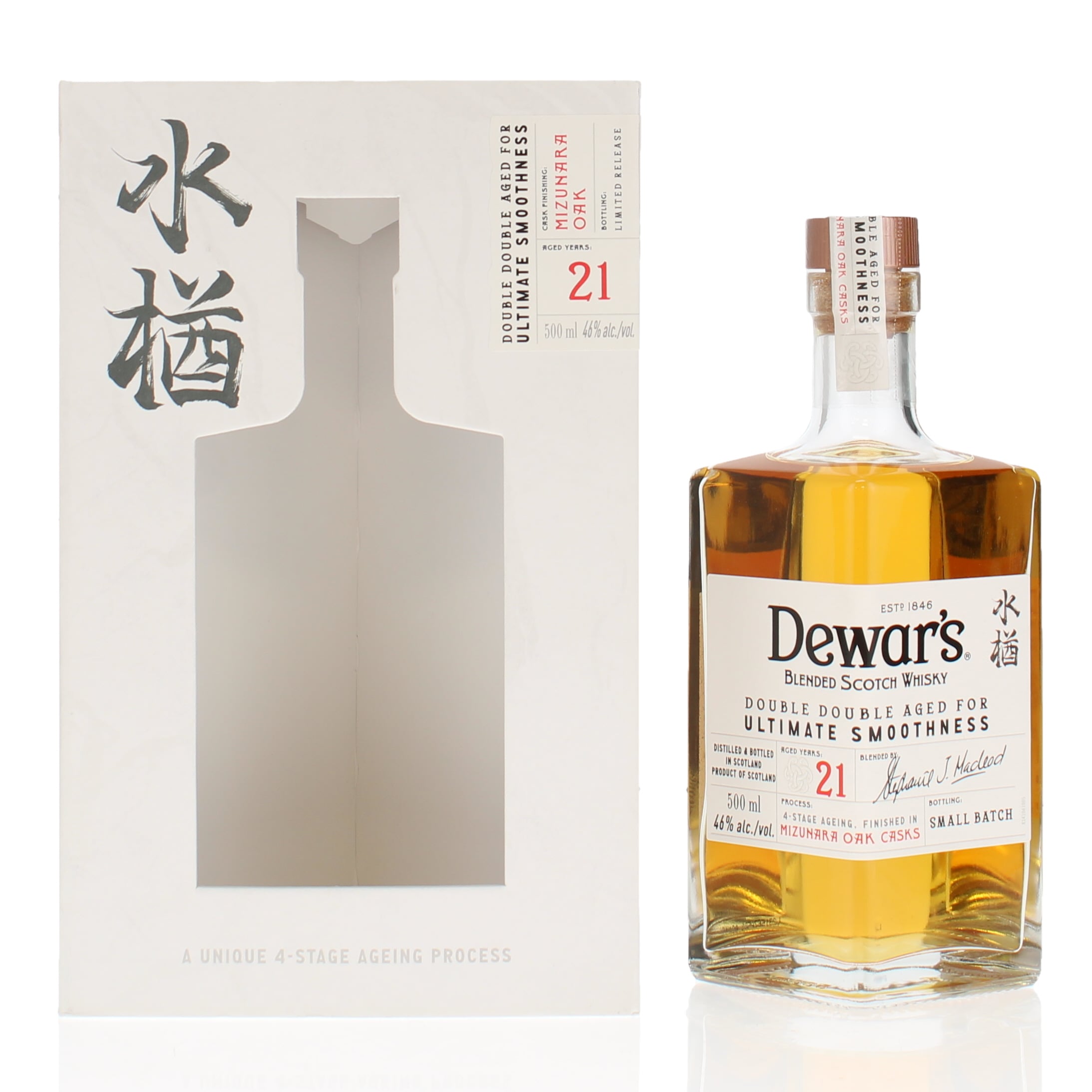 Dewar's 21 Year Old Double Double Mizunara Cask Finish