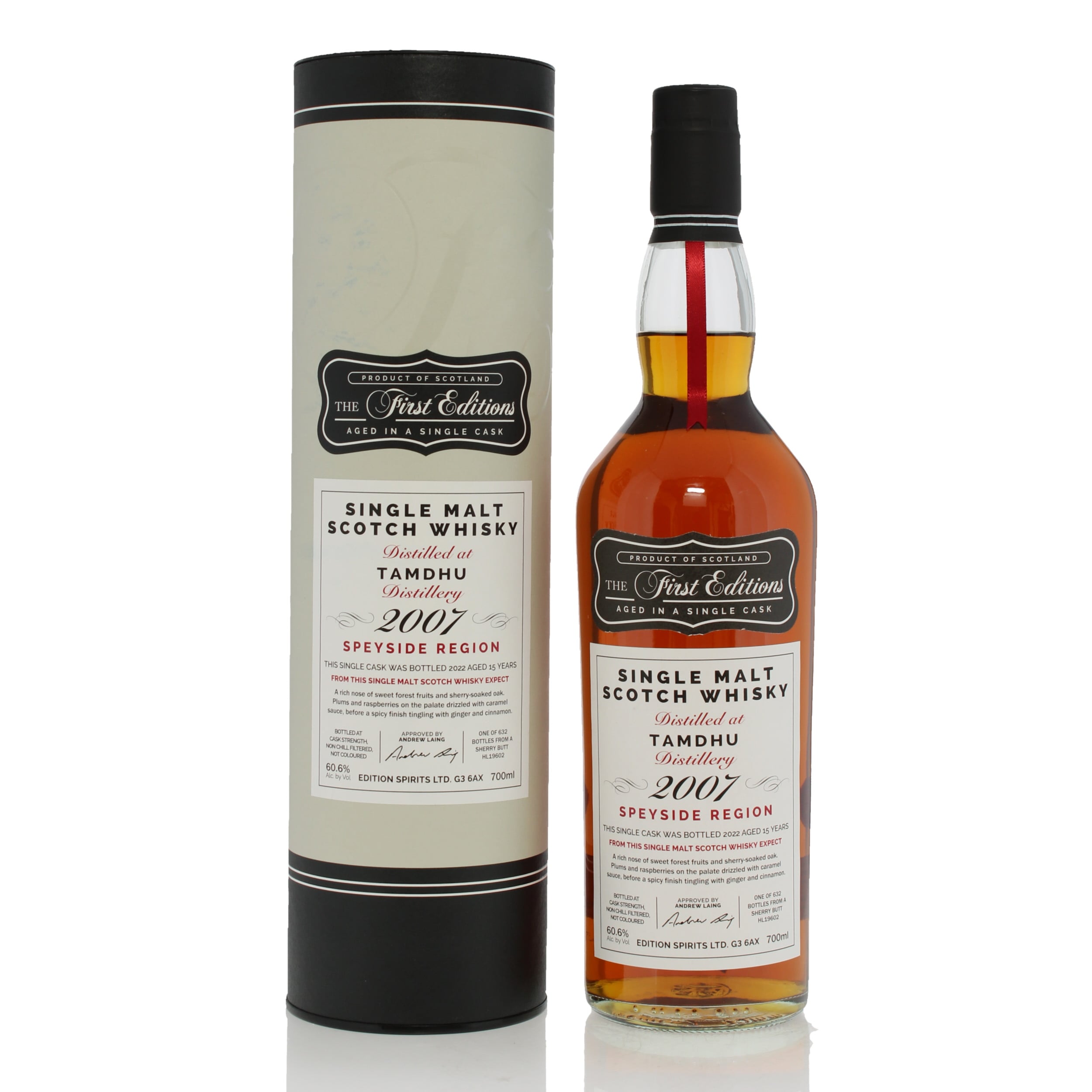 Tamdhu 2007 15 Year Old Single Cask #19602 Edition Spirits First Editions