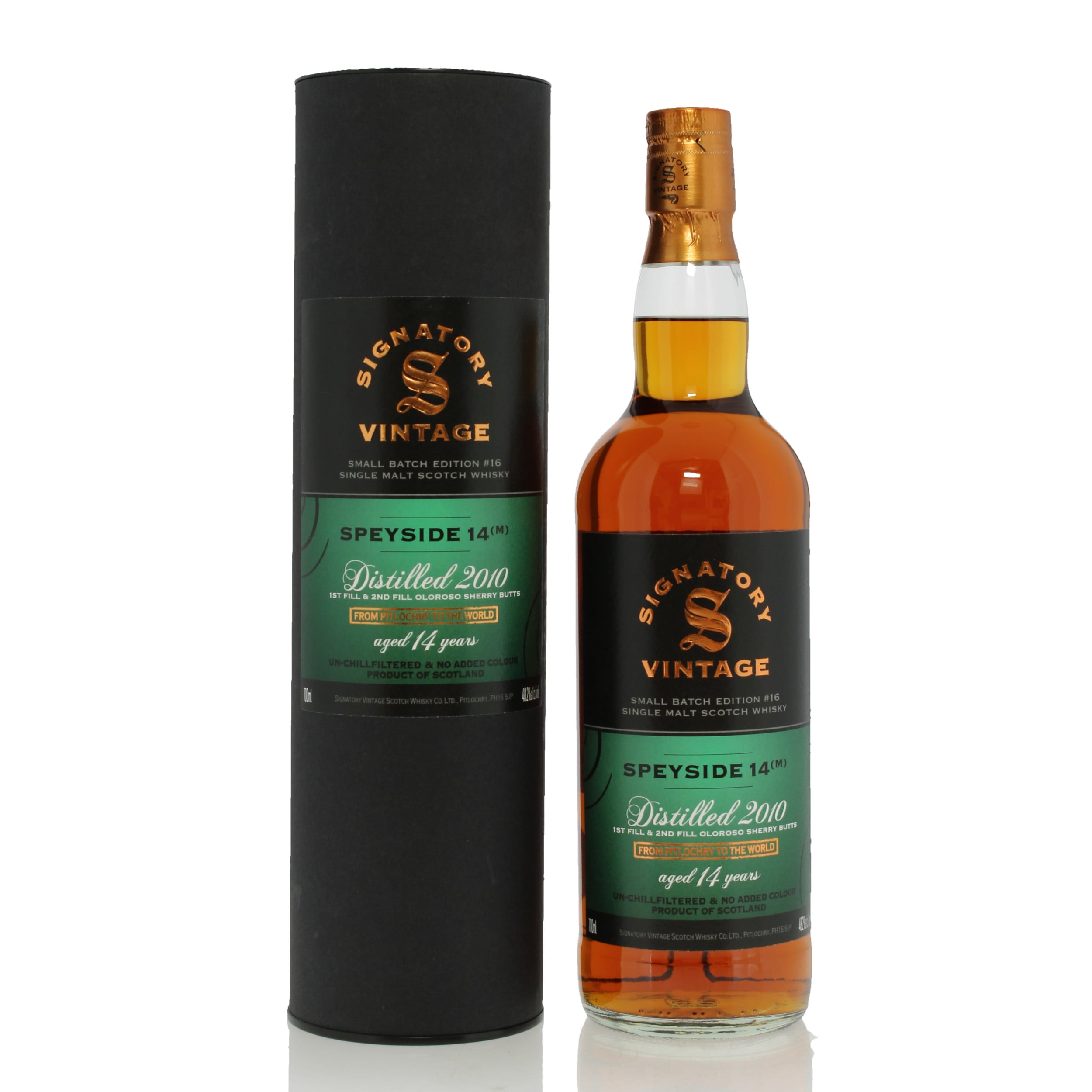 Speyside 2010 14 Year Old Signatory Vintage Small Batch Edition #16