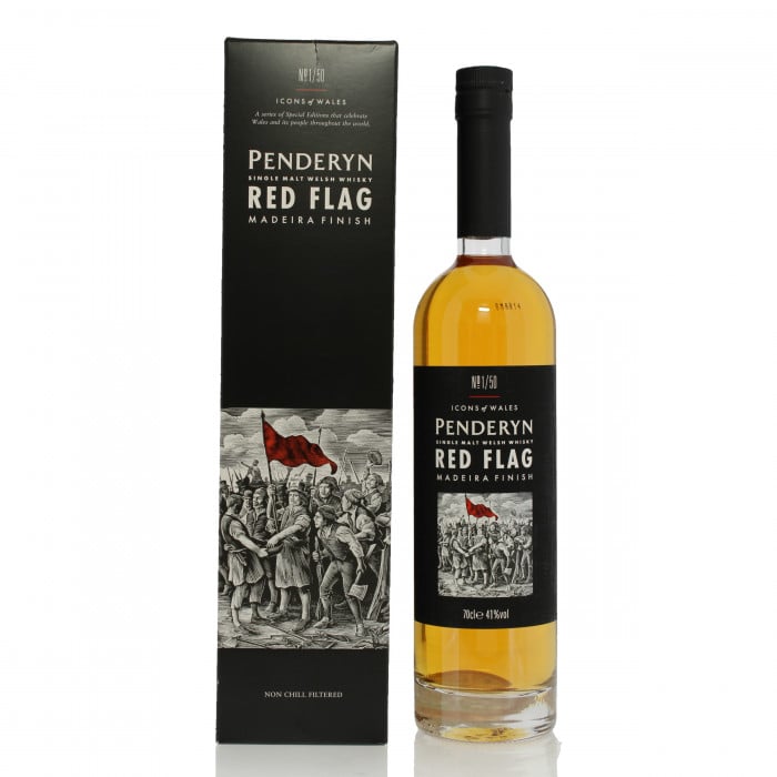 Penderyn Icons of Wales No.1 Red Flag