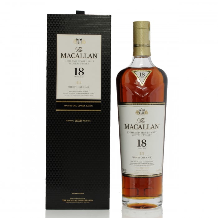 Macallan 18 Year Old Sherry Oak 2021 Release