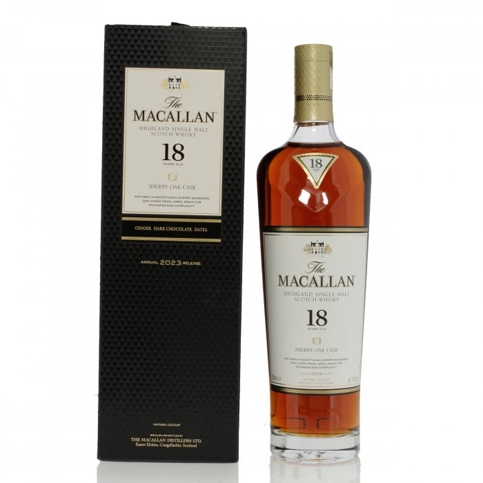Macallan 18 Year Old Sherry Oak 2023 Release