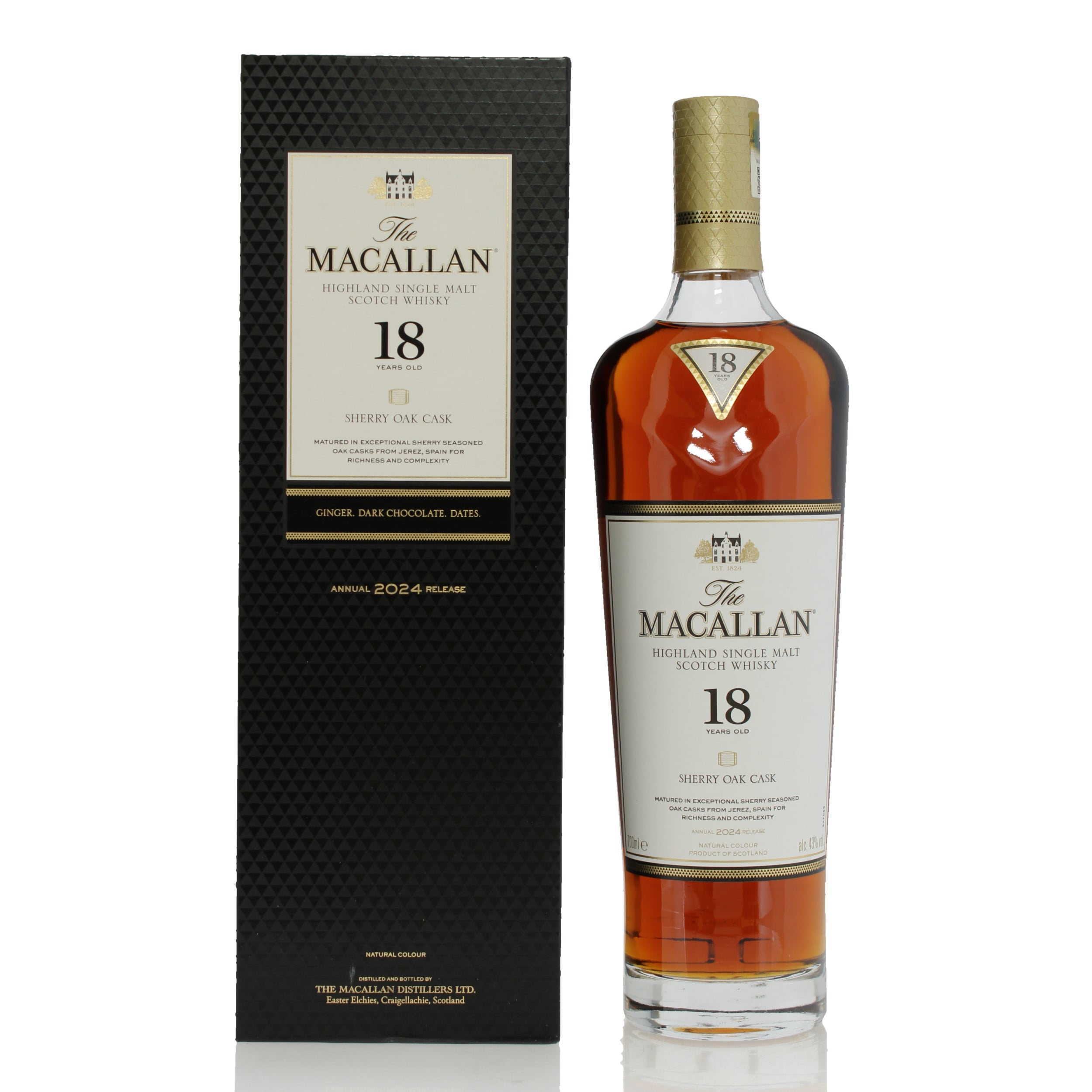 Macallan 18 Year Old Sherry Oak 2024 Release