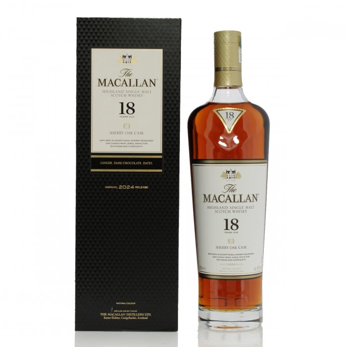 Macallan 18 Year Old Sherry Oak 2024 Release