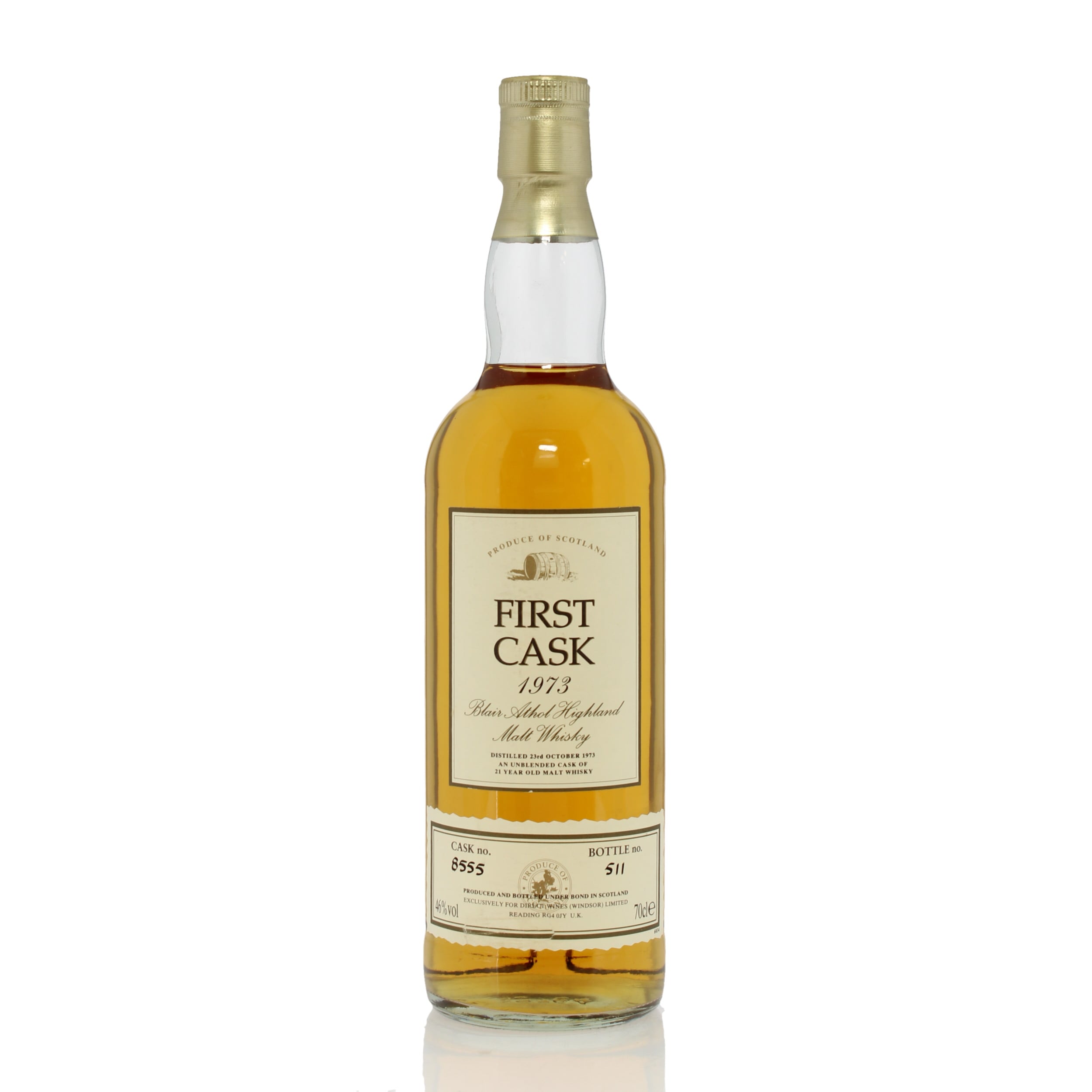 Blair Athol 1973 21 Single Cask #8555 Direct Wines First Cask