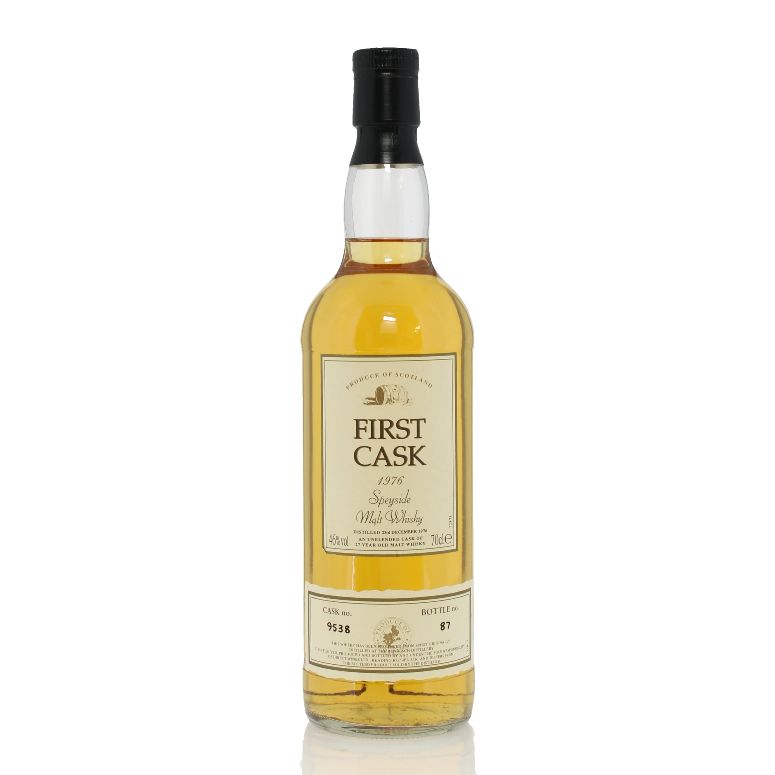 Benriach 1976 27 Single Cask #9538 Direct Wines First Cask