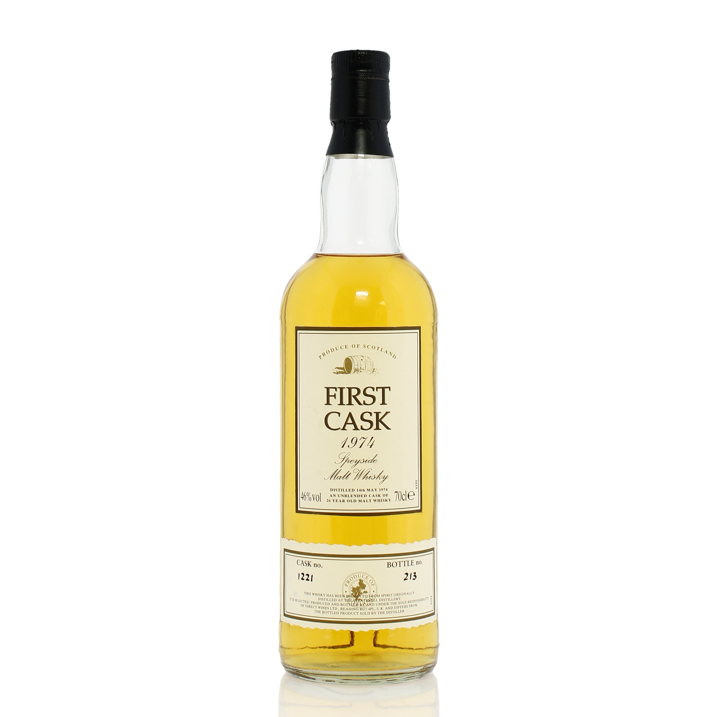Strathmill 1974 26 Single Cask #1221 Direct Wines First Cask