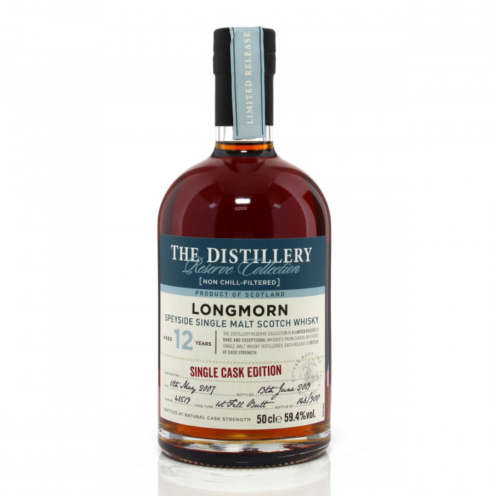 Longmorn 2007 12 Year Old Single Cask #46519 Distillery Reserve Collection