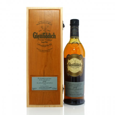 Glenfiddich 1976 Private Vintage Single Cask 2433 Concorde Exclusive