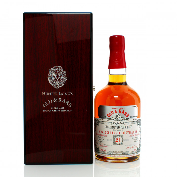 Craigellachie 1995 21 Year Old Single Cask Hunter Laing Platinum Old & Rare - The Whisky Shop