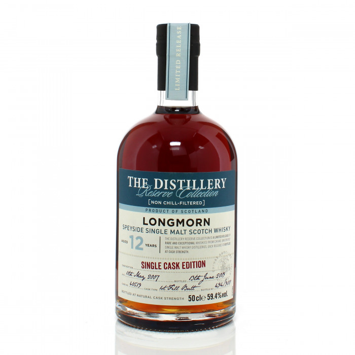 Longmorn 2007 12 Year Old Single Cask #46519 Distillery Reserve Collection