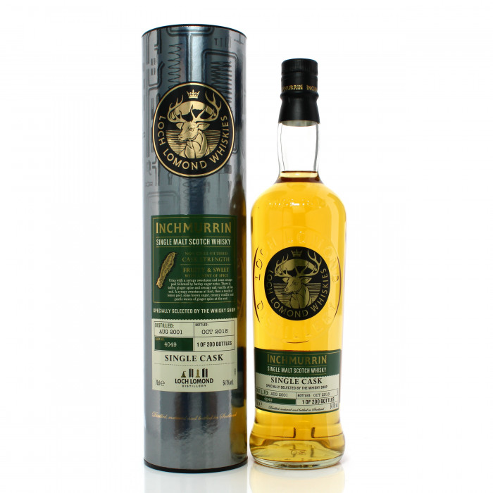 Inchmurrin 2001 17 Year Old Single Cask #4049 - The Whisky Shop